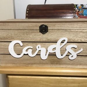 Wedding cards box